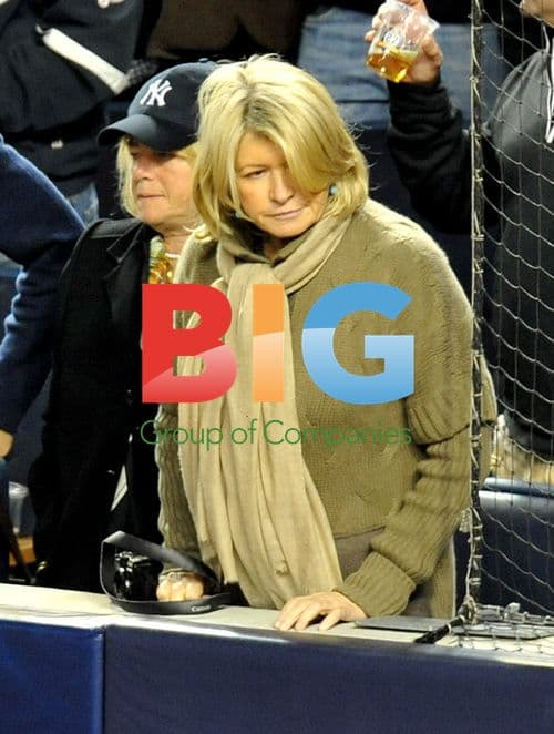 Martha Stewart at ALCS Game 4
