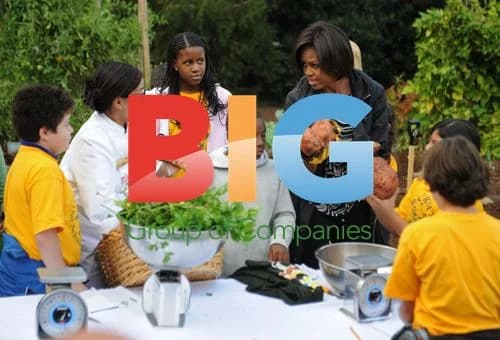 First Lady Michelle Obama Harvests Veggies