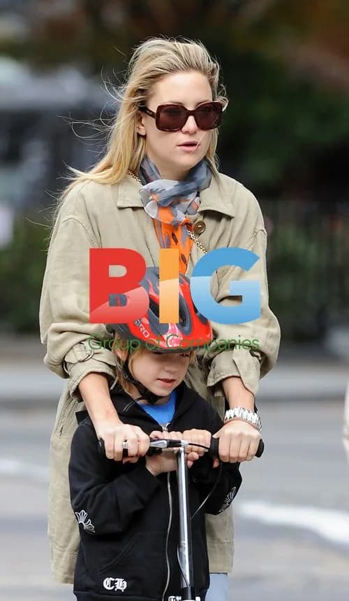 Kate Hudson and son Ryder out Skateboarding in NYC