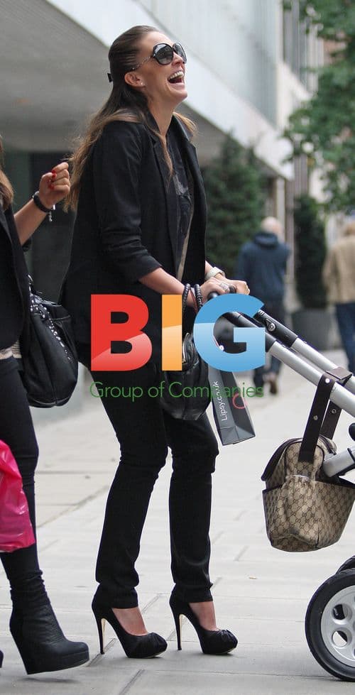 Danielle Lloyd and Jamie O'Hara with baby Archie