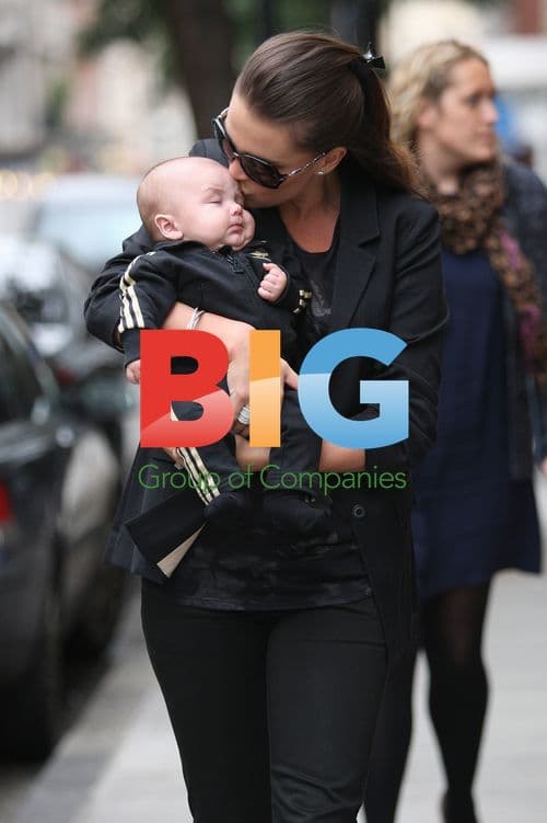 Danielle Lloyd and Jamie O'Hara with baby Archie