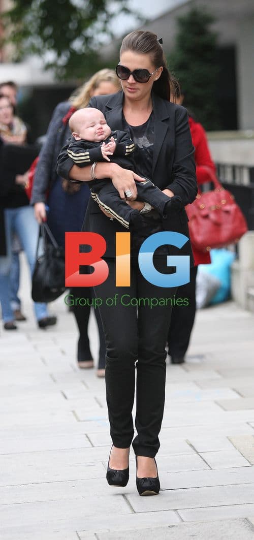 Danielle Lloyd and Jamie O'Hara with baby Archie