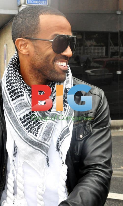 Craig David Arrives for NRJ Tour in Paris