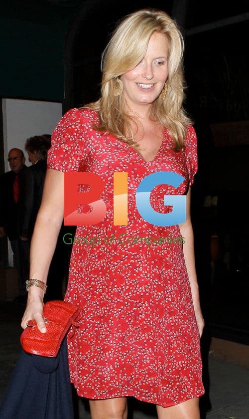 Rod Stewart, Penny Lancaster, Clive Davis and Jane Fonda at CD release