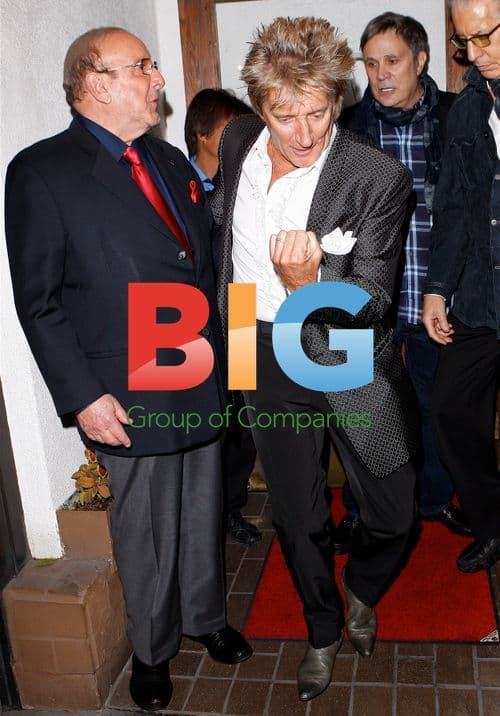 Rod Stewart, Penny Lancaster at Album Launch