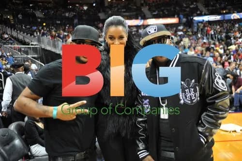 Ciara and Young Jeezy at NBA Game