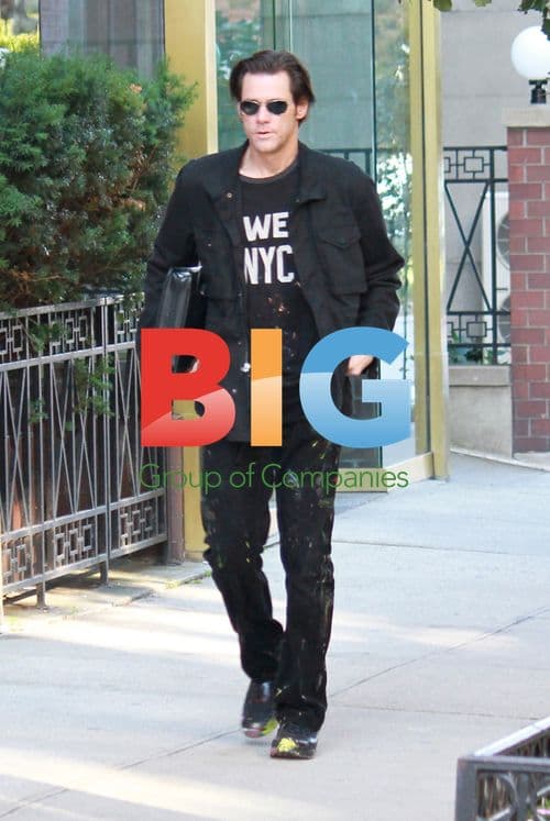 Jim Carrey Street Style in NYC