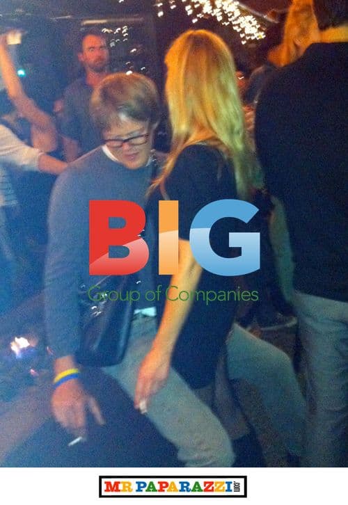 BT's Kris Marshall kissing blonde