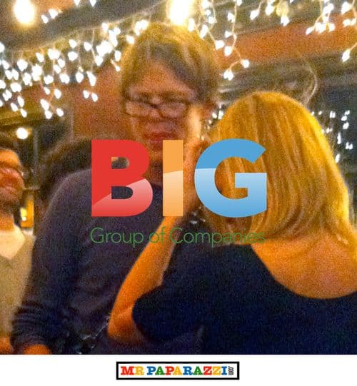 BT's Kris Marshall enjoys night out with blonde
