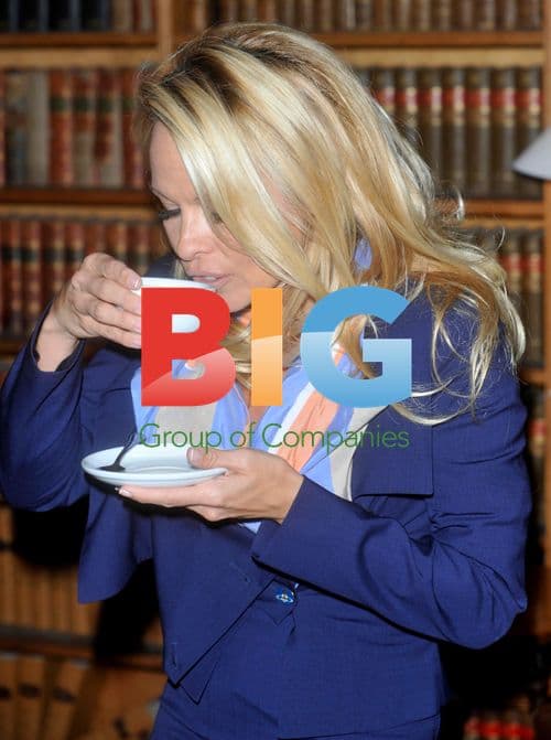Pamela Anderson and PETA VP at Oxford Union