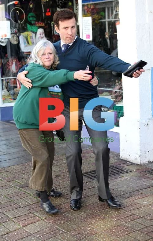 Ann Widdecombe and Anton du Beke in Devon