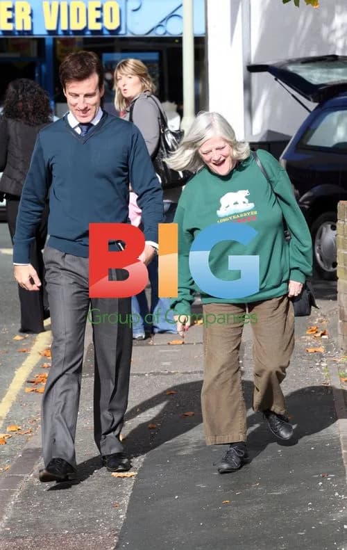 Ann Widdecombe and Anton du Beke in Devon