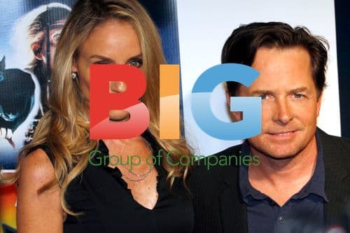 Tracy Pollan and Michael J. Fox at 'Back to the Future' Event