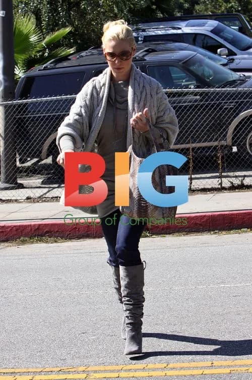 Katherine Heigl Arrives at Little Don's