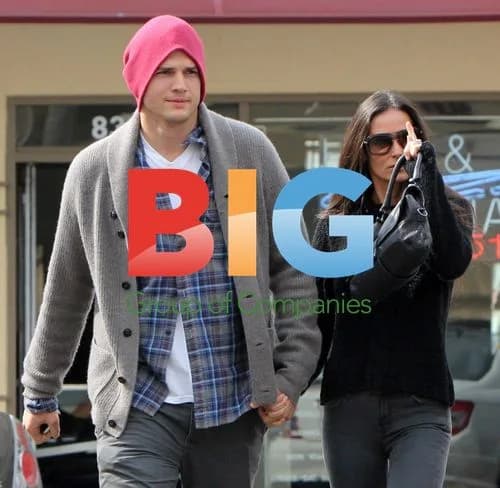 Ashton Kutcher & Demi Moore in LA