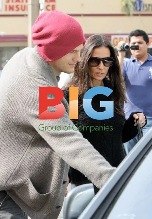 Ashton Kutcher and Demi Moore in LA