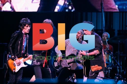 Rolling Stones Mick Jagger, Keith Richards, Ronnie Wood and Charlie Watts