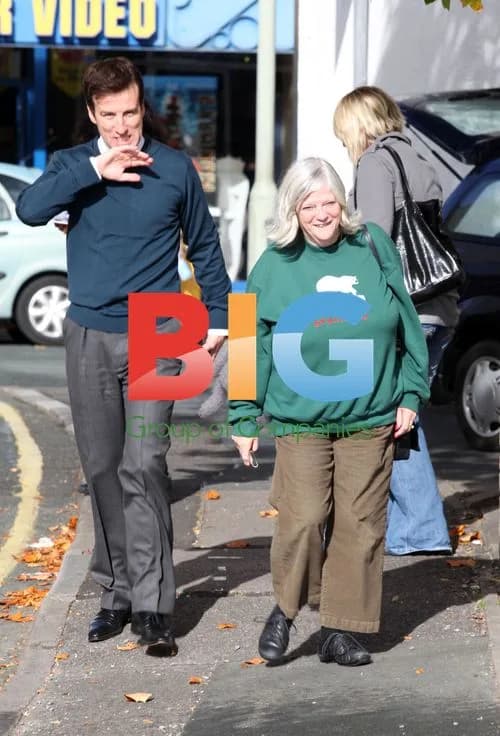 Ann Widdecombe and Anton du Beke in Newton Abbot, UK
