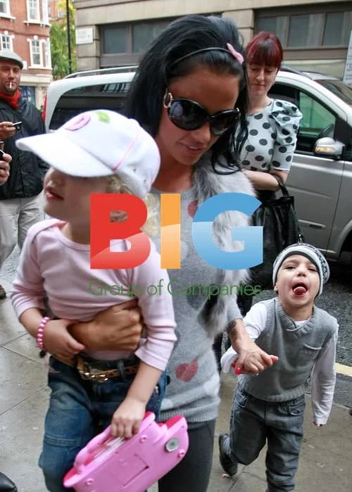 Katie Price and Family at Radio 2