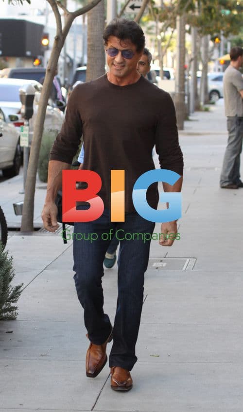 Sylvester Stallone Out for Walk, LA