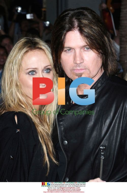 Billy Ray Cyrus & Family at 'Bolt' Premiere