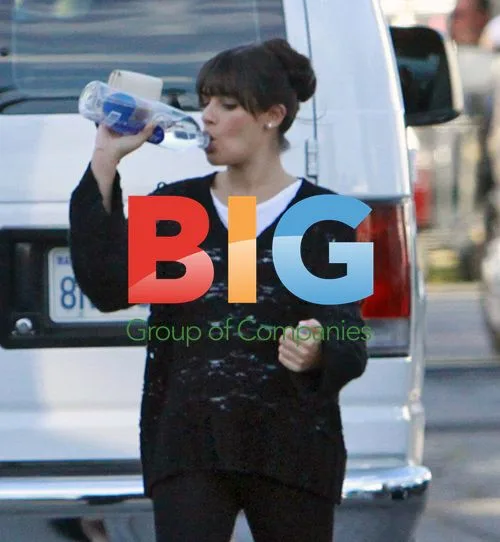 Lea Michele on 'Glee' Set