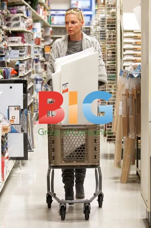 Katherine Heigl Shopping at Michaels