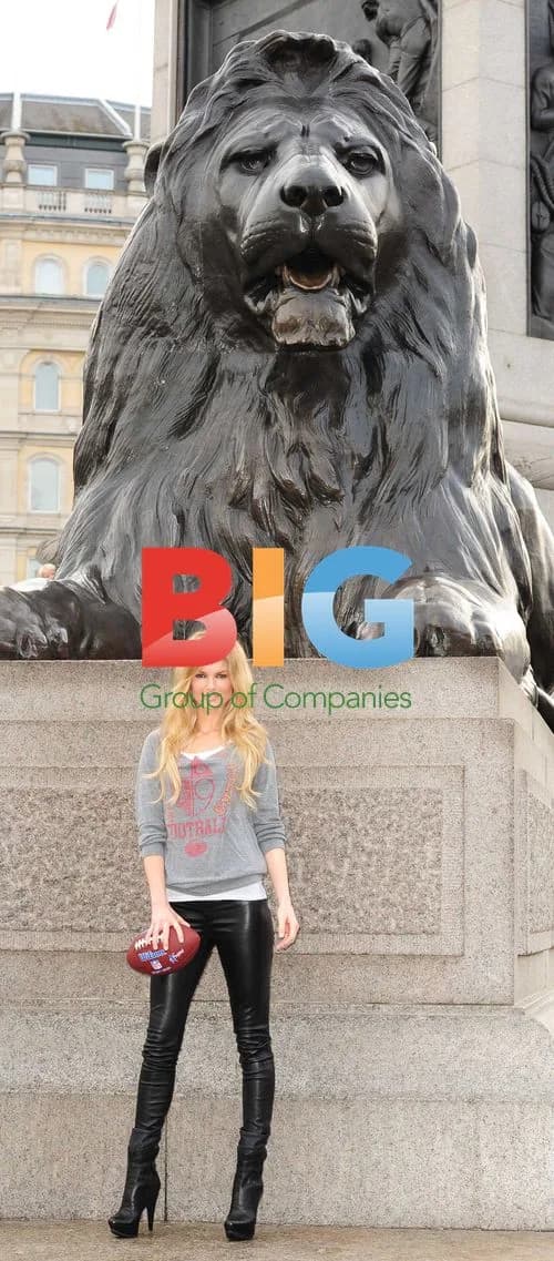 Marissa Miller in Trafalgar Square