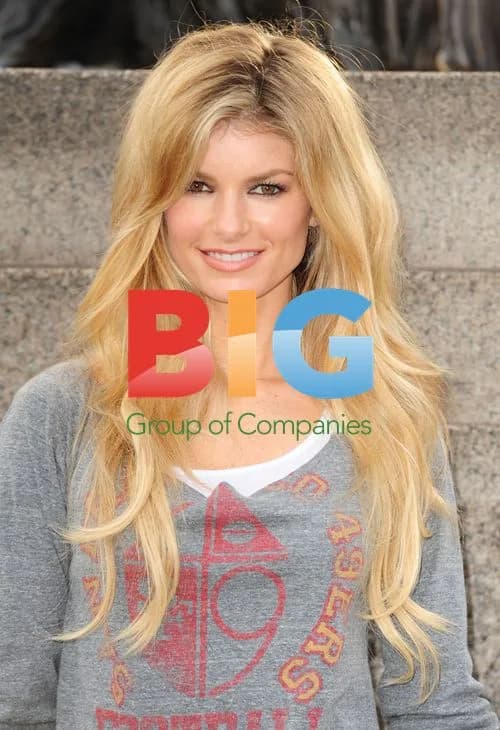 Supermodel Marissa Miller in Trafalgar Square