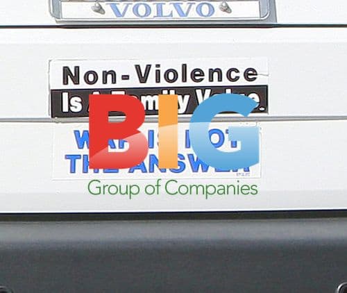 Martin Sheen Gets Groceries with Bumper Stickers