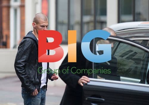 Liverpool footballer Martin Skrtel with girlfriend