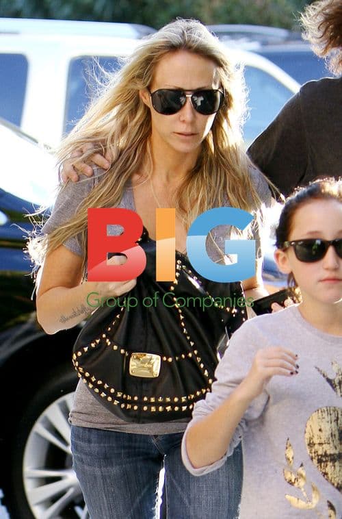Tish Cyrus Spends Day with Kids