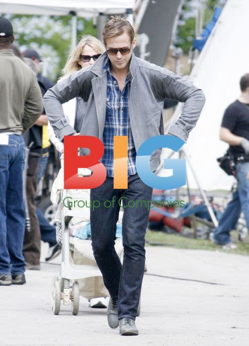 Carey Mulligan and Ryan Gosling on 'Drive' Set