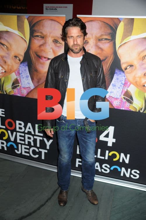 Gerard Butler at Global Poverty Project Premiere