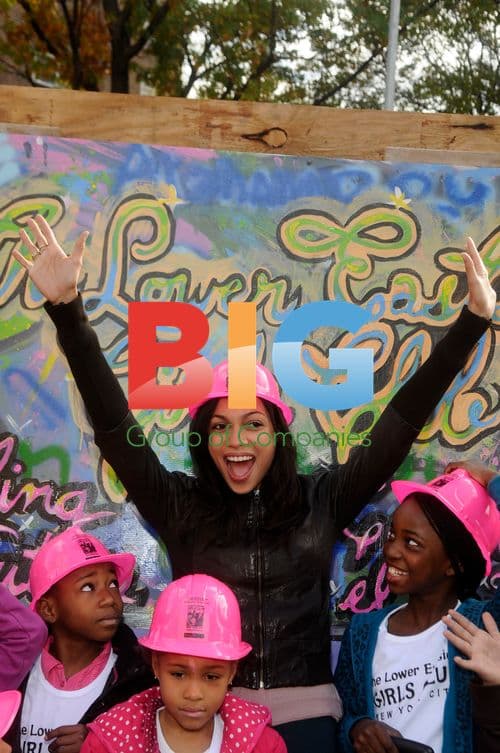 Rosario Dawson at Lower Eastside Girls Club Groundbreaking