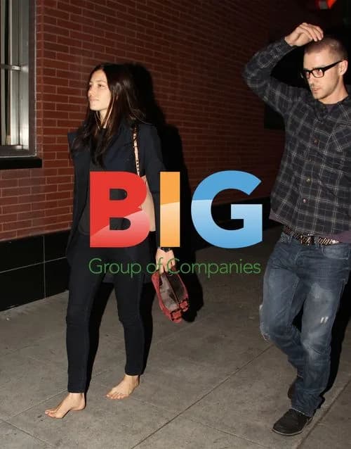 Justin Timberlake and Jessica Biel Leaving Restaurant