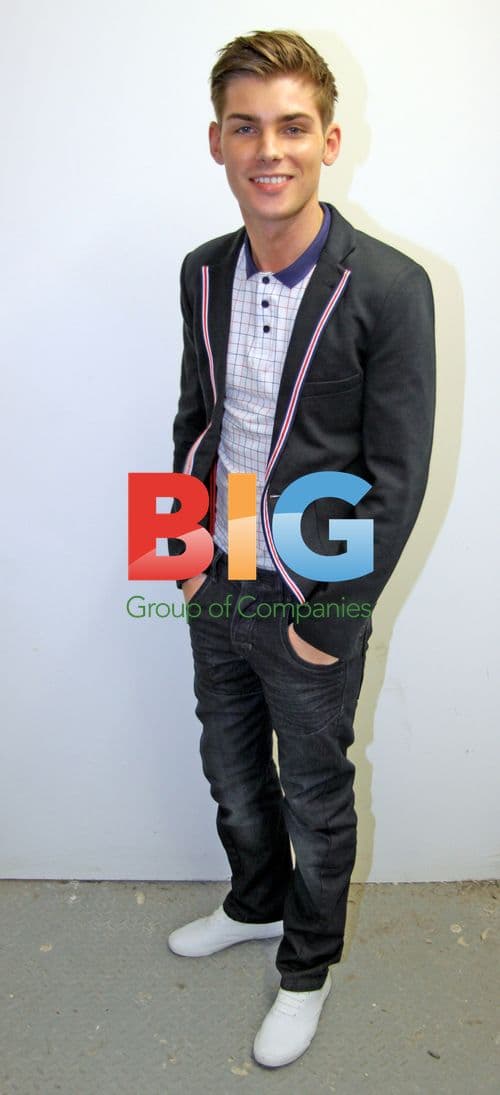 Kieron Richardson at Trafford Centre Christmas Lights