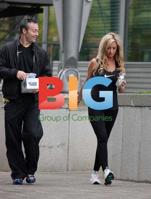 Chantelle Houghton Trains with Friend in London