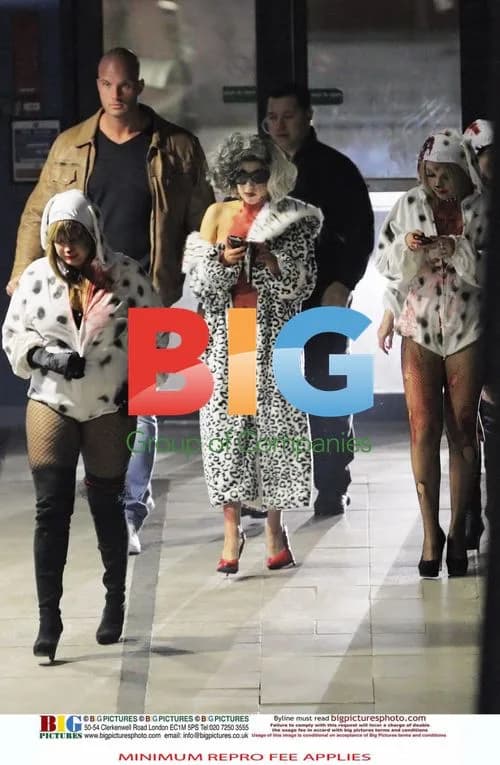 Lady Gaga Enters Belfast Nightclub for Halloween Party