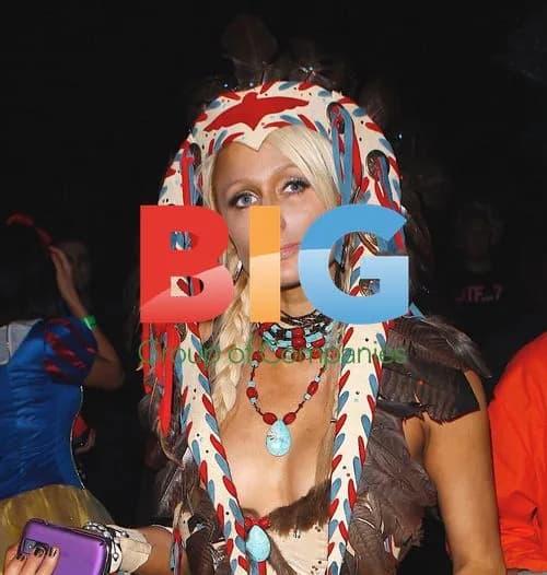 Paris Hilton at Playboy Mansion Halloween Party