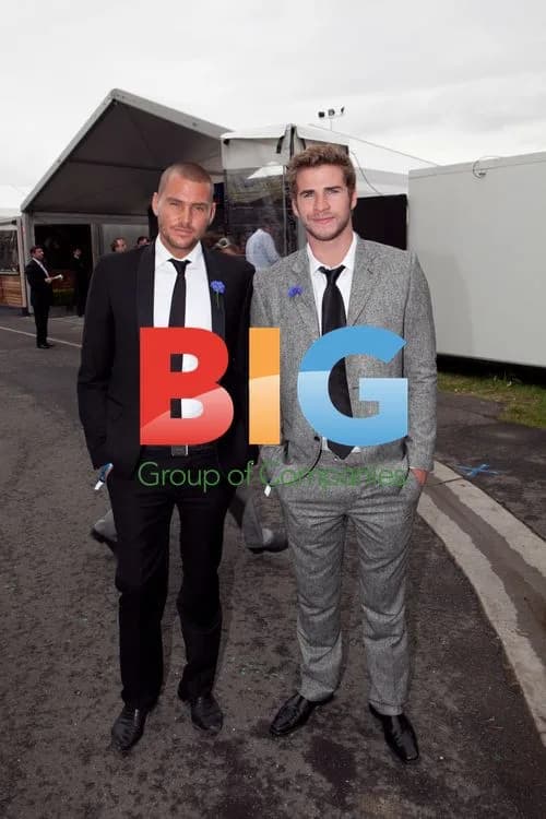 Rhys Uhlich and Liam Hemsworth at 2010 AAMI Derby Day