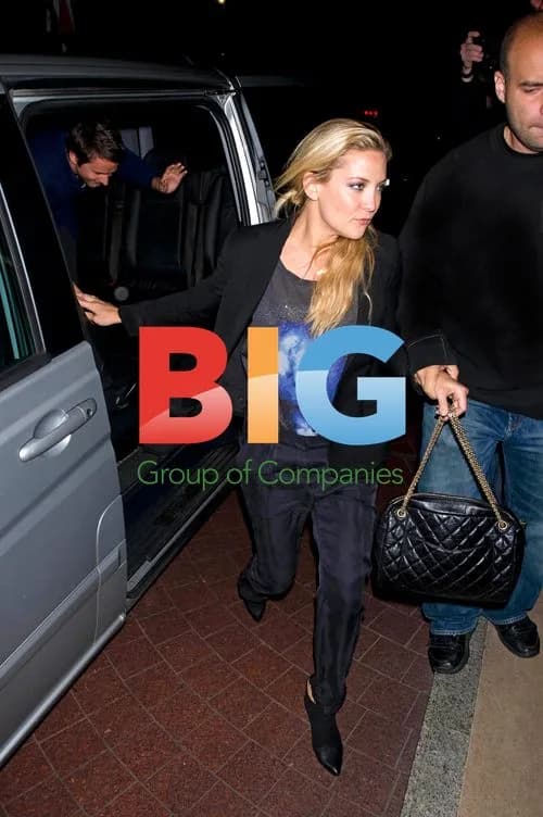 Kate Hudson and Matt Bellamy arrive at London hotel