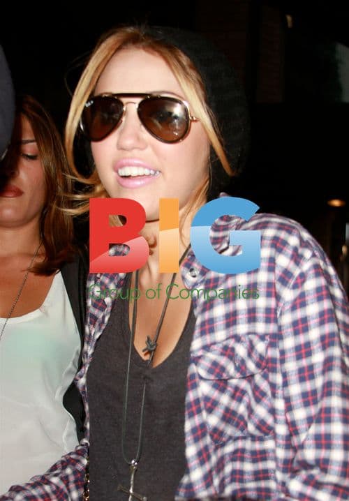 Miley Cyrus Outside NYC Hotel