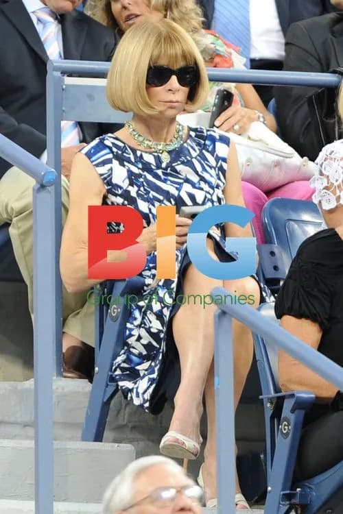 Anna Wintour at US Open Tennis Tournament