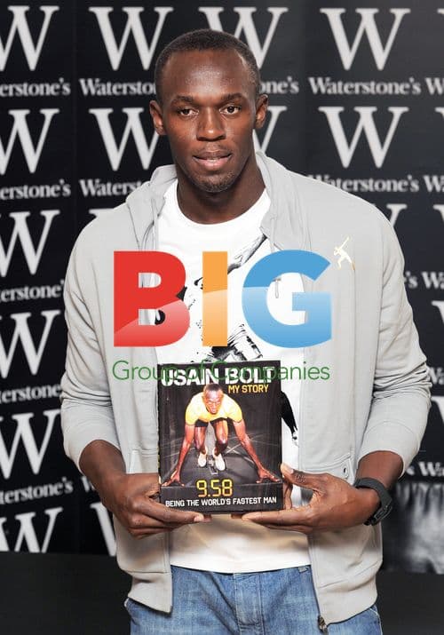 Usain Bolt at Book Signing