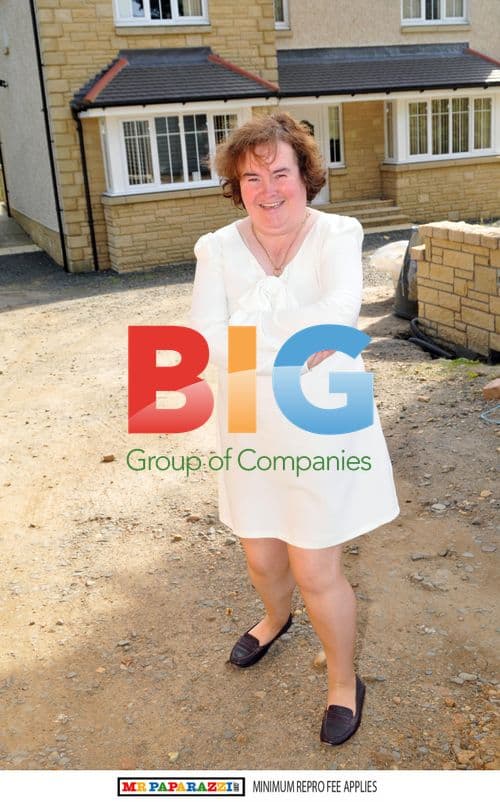 Susan Boyle at Her Home in Blackburn