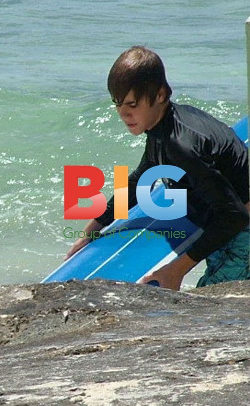 Justin Bieber Surfing Barbados