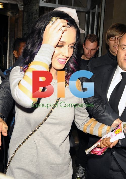 Katy Perry Leaving Claridges, London