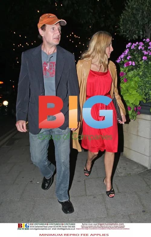 Liam Neeson Seen With Blonde Woman