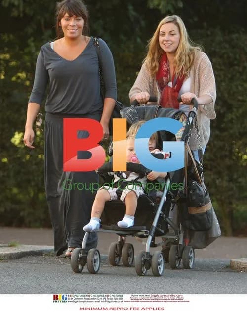 Charlotte Church Out with Kids in London